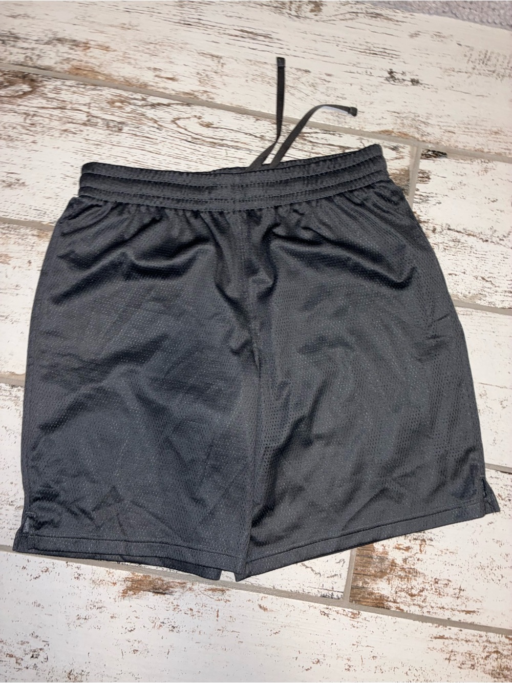 DSG Men's Charcoal Gray Athletic Mesh Shorts with Drawcord